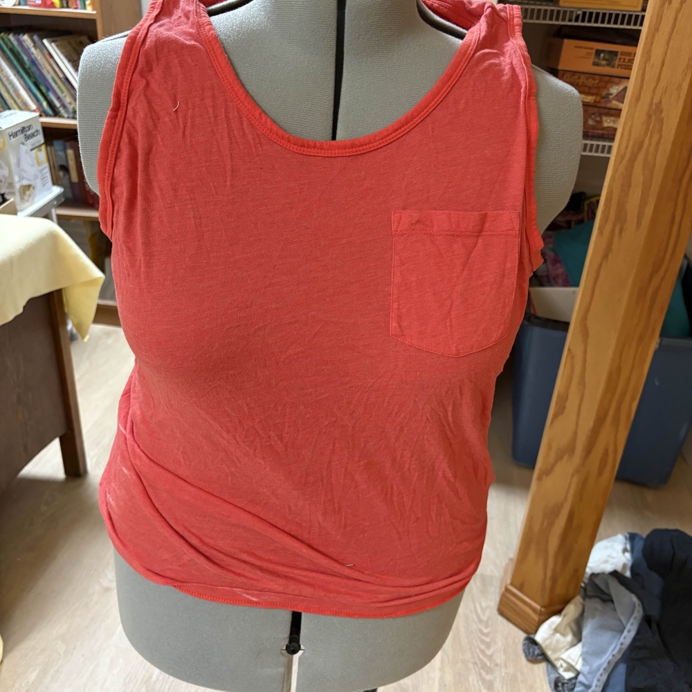 Old Navy Orange Sleeveless Tank Top